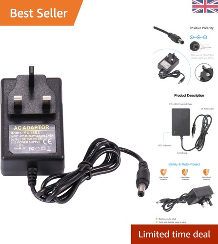 Reliable 15v adapter with - 15v,