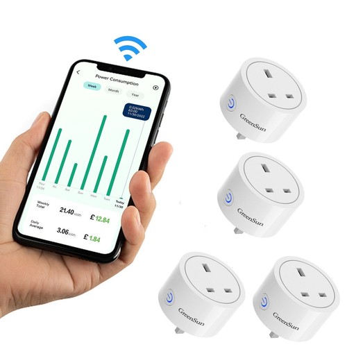 Smart plug pack wifi energy - plug, 4